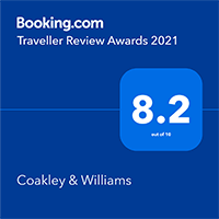 Booking.com-Traveller-Review-Award-2021-Coakley-Williams Booking.com Traveller Review Award 2021 for Coakley & Williams